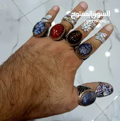  11 خواتم فضه عيار 925
