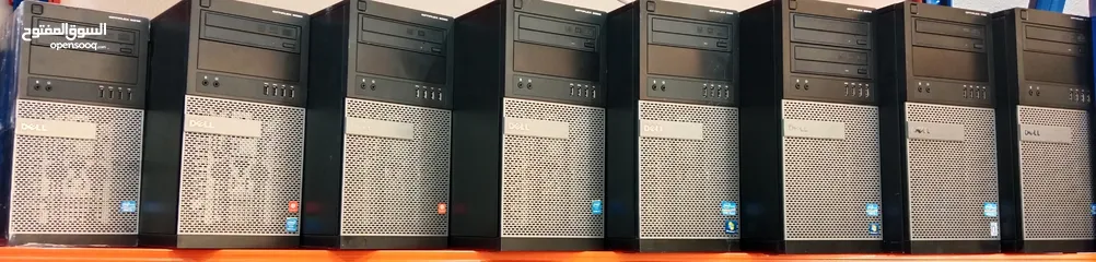 2 كمبيوتر مكتبي للألعاب Dell Optiplex - معالج Intel Core i7 وبطاقة رسومات NVIDIA GeForce GT 730 سعة 4