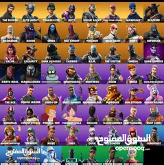  1 حساب فورت نايت سيزون 3+4
