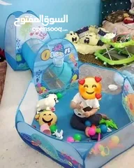  2 خيمة اطفال 3 قطع كرات