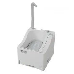  6 جهاز غسل القدمين محمول متنقل اجهزة للوضوء لاسلكي لكبار السن Portable Wudu Foot Washer Machine ، جهاز