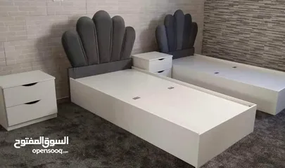  26 تخوت مفرد شباب قياس 190×90 كفاله 5سنوات سنوات خشب لامنيت 18م بدون فرشه