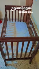  3 سرير اطفال من عمر يوم ل 4سنين خشب زان مستعمل سنه فقط