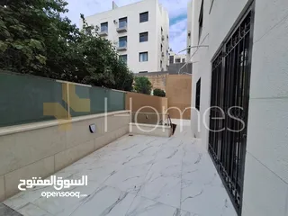  4 شقة ارضية مع حديقة للبيع في ضاحية الامير راشد بمساحة بناء 150م