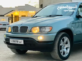  2 BMW E53 X5 /4.4 بي ام اكس فايف اللون تركوازي محرك 8/44 دينمو أمية توماتك دبل ماشيا 223.0