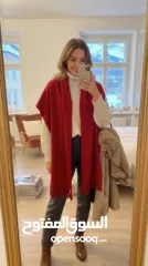  1 سكارف احمر مثالي لايام الشتاء