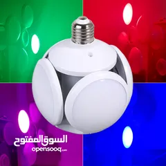  15 Football UFO MusicLamp مصباح كرة القدم العجيب