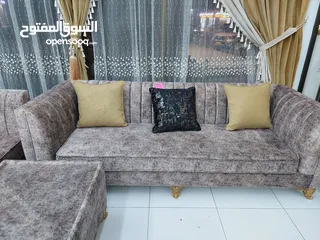  2 special offer new 8th seater sofa 260 rial