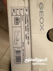  2 شوز ستاتي- نوع جيوكس اصلي Geox .. جديد غير ملبوس ؛ بكرتونته مقاس 38