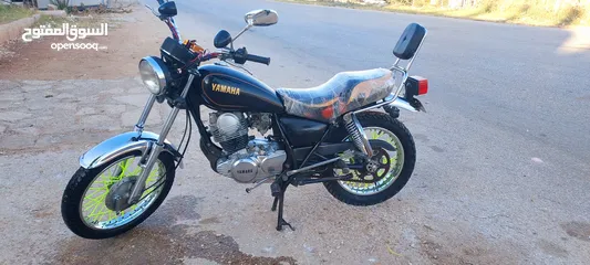  1 ما شاءالله دراجه يماها نضيفه ماتور 250cc  كلشي شغال فيها سلف وكوشوك جديد الله يبارك لصاحب النصيب الم
