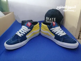  6 original from America bold steps   sale vans sk8-mid اصلي غير قابل   التفاوض  stylish