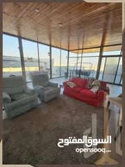  11 شقة طابق اخير مع روف دوبلكس مفروشة للبيع في تلاع العلي بالقرب من مسجد طيبة مساحة 280م