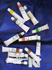  1 للبيع: ألوان زيتية مستعملة جميعها بدينارين فقط! حالتها جيده جدا