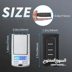  4 ميزان 0.01 - 200 g شكل ريموت سيارة مناسب للذهب والمجوهرات وو