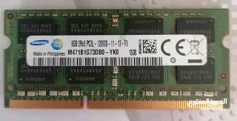  1 رام لابتوب 20 قطعة    القطعة 11 دينار.... من السويد    DDR3L 8.G   Low Voltage / 12800S