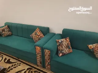  3 طقم كنب مستعمل نظيف جدا بحاله الوكاله مميز استخدام بسيط جدا للبيع أو البدل