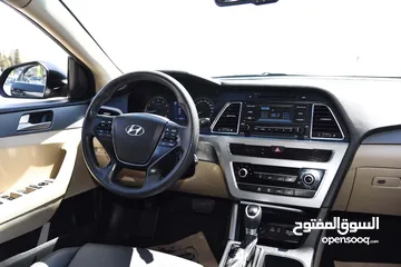  10 عرض لمدة اسبوع هونداي سوناتا بنزين بحالة الوكالة Hyundai Sonata 2018