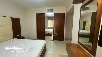  6 في أرقى مناطق الدوار الرابع شقة أرضيه مفروشة 100م بتشطيبات مميزة / ref 9524