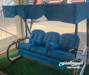  3 مراجيح ثلاثية ورباعيه وثنائيه  واطقم رتان  وكرسي هزاز وكل مستلزمات الحدائق والمزارع والمنازل