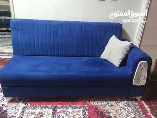  6 قنفات للبيع لون نيلي للديوان