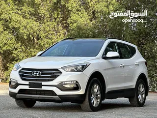  2 HYUNDAI SANTA FE 2018 GCC // FULL OPTIONS // AWD // ACCIDENTS FREE