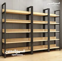 1 رفوف داخليه للمحلات التجاريه والسوبر ماركت