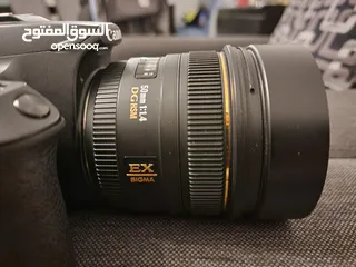  9 SIGMA LENS 50MM F/1.4 FOR CANON