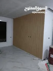  27 تركيب جميع انواع الديكور الداخلي و الخارجي احدث التصميم للجبسومبورد وبديل الخشب وبديل الحجر وبديل ال