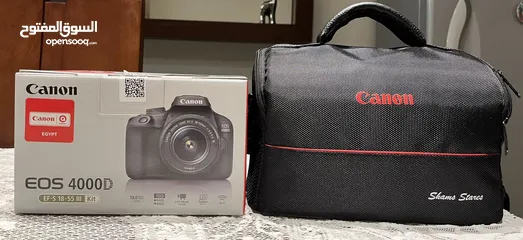  4 Canon camera 4000D