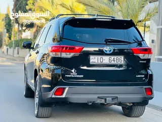  21 تويوتا هايلاندر هايبرد 2017   محرك 3500 cc  صنف ليمتد  6 مقاعد  اعلى صنف