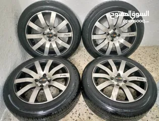  1 تشكيله مميزه من الجنطات للبيع او البدل حرق اسعار