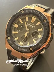  1 Casio G-shock GST (G-steel) كاسيو جي شوك روز جولد