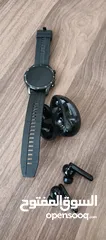  8 Huawei smart watch GT 2 and huawei  freebuds 4i ساعة وسماعة huawei الاصلي