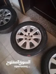  4 جنط كامري اصلي مقاس 16 للبيع بحال ممتازه