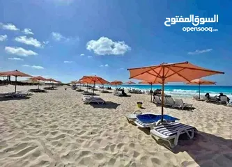  3 شقة مصيف بالعجمى شاطئ فاميلي بمقدم 100 الف و الاستلام فوري