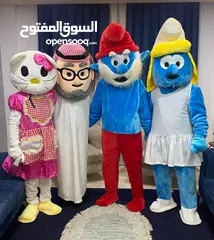  15 مختصون بلباس الشخصيات الكرتونية للحفلات و الافتتاحات