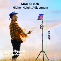  9 حامل ترايبود UGREEN إنش 68 مع ذراع مرن و360° دوران للهواتف والأجهزة اللوحية  UGREEN TRIPOD