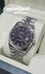  3 ROLEX 18K/SS DATEJUST 36MM CHARCOAL BLACK DIAMOND DIAL (BOX ONLY)