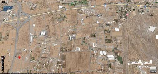  1 قطعتين ارض سكني في ولاية بركاء  - الرميس المساحة لكل قطعة: 643 متر  