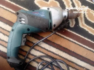  1 دريل مستعمل نضيف
