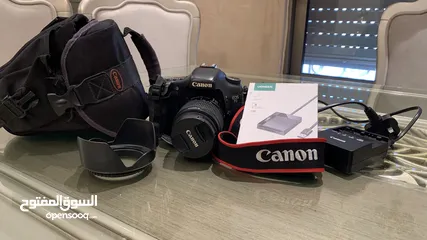  5 كاميرا Canon 7D مع كامل العده + Adapter للكمبيوتر مع عدسة 18-55lens السعر 280 قابل للتفاوض