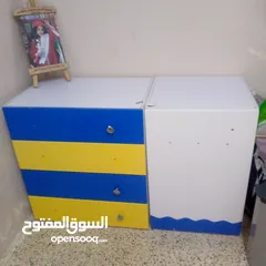  1 غرفه نوم اطفال استعمال بسيط جدا