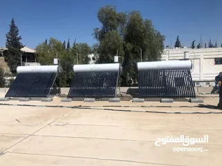  3 سخانات شمسية ستانلس ستيل 316