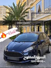  1 فورد فييستا 2014 سيارة لقطة مميزة من كل النواحي لون باطوني أصل شركة مميزة