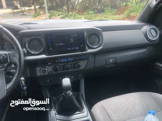  12 تويوتا تاكوما 2017  كابينة و نص مميز غيار عادي 4x4   بحالة ممتازة من المالك.