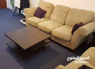  1 SOFA Set (IKEA), Dining Table with chair for sale