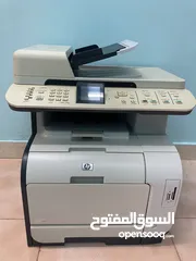  15 طابعة اتش بي ليزر ملونة مع نسخ سكانر وتطبع على الوجهين وحبرها ممتلئ