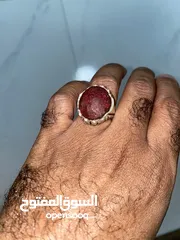  5 خاتم هبهاب عراقي أحمر