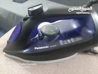  1 مكواة بخار ماركة باناسونيك 2400W استعمال خفيف شغاله 100% Panasonic Iron 2400W working fine