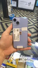  1 Iphone 14 used 128 GB ///// ايفون 14 عادي مستخدم 128 جيجا وكالة ومكفول كفالة تبديل باقل سعر بالمملكة